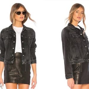 Rag & Bone Black Washed Nico Jacket